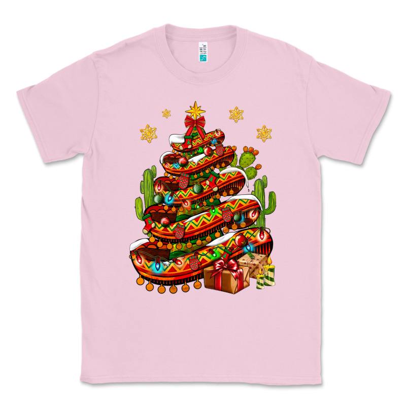 Christmas Feliz Navidad Sombrero Tree Classic Tee by NancyCooperArtShop | Teevron