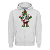 Dove Grey I'm The wine Lover Elf Zipper Hoodie - CowhideDigitalArt