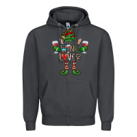 Smoke I'm The wine Lover Elf Zipper Hoodie - CowhideDigitalArt