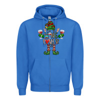 True Royal I'm The wine Lover Elf Zipper Hoodie - CowhideDigitalArt