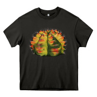 Asphalt Gymnocalycium Variegated Cactus Heavy Core Tee - LillyAllenDesigns