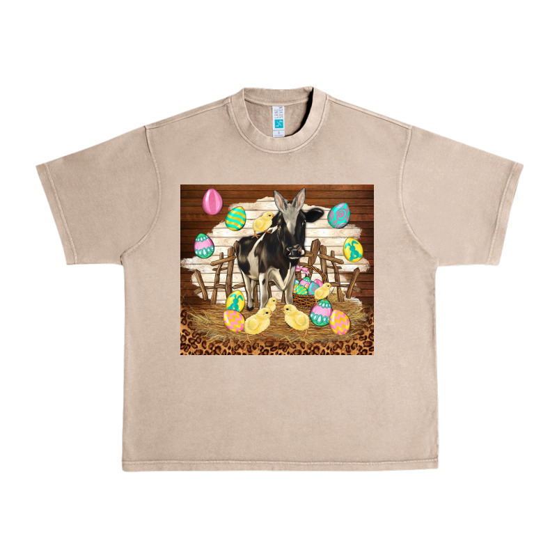 Cow And Chick Easter Urban Heavy Tee by TumblerDesignByShophia | Teevron