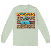 Matcha He is risen tumbler Easter Day Long Sleeve Tee - HowdyJamesFarm
