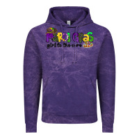 Cloud Purple mardi gras girl to the core Vintage Hoodie - CowGirlArtShop