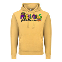 Mardi Gras Girl To The Core Vintage Hoodie | Teevron