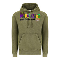 Vintage Olive mardi gras girl to the core Vintage Hoodie - CowGirlArtShop