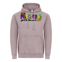Vintage Zinc mardi gras girl to the core Vintage Hoodie - CowGirlArtShop