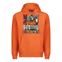 Carrot merry christmas simmental cow Premium Hoodie - FaDigitalArtStudio