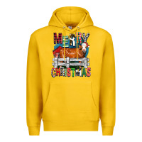 Lemon merry christmas simmental cow Premium Hoodie - FaDigitalArtStudio