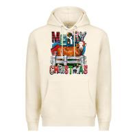 Tofu merry christmas simmental cow Premium Hoodie - FaDigitalArtStudio