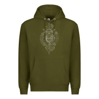 Army Green As Above So Below GIFT Alchemy GIFT Blackcraft Premium Hoodie - minhPixels