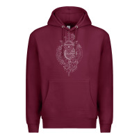 Burgundy As Above So Below GIFT Alchemy GIFT Blackcraft Premium Hoodie - minhPixels