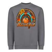 Storm thankful pumpkin rainbow Heavyweight Sweatshirt - BundleAndBundleShop