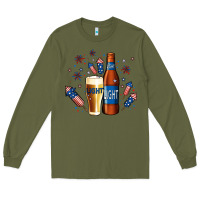 Army Green just here for the light no background Long Sleeve Tee - Jasminsmagicworld
