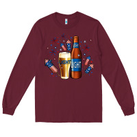 Burgundy just here for the light no background Long Sleeve Tee - Jasminsmagicworld