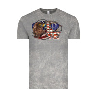 Cloud Rock Love America Eagle 4th of july Vintage Tee - HowdyJamesFarm