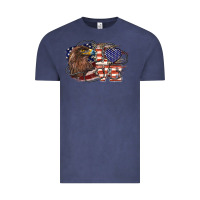 Vintage Denim Love America Eagle 4th of july Vintage Tee - HowdyJamesFarm