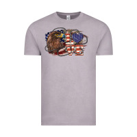 Vintage Zinc Love America Eagle 4th of july Vintage Tee - HowdyJamesFarm