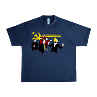 Navy the communist party Urban Heavy Tee - minhPixels