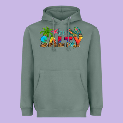 Be Salty Heavyweight Hoodie Designed By Artiststas