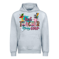 Heather Grey best teacher ever Urban Hoodie - AdoDesignShop