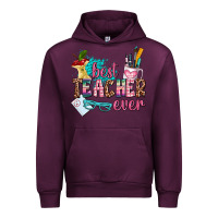 Mauve Wine best teacher ever Urban Hoodie - AdoDesignShop