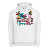 Pigment Lunar Rock best teacher ever Urban Hoodie - AdoDesignShop
