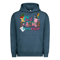 Pigment Midnight Navy best teacher ever Urban Hoodie - AdoDesignShop
