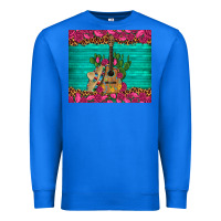 True Royal mexican guitar roses cactus sombrero Premium Sweatshirt - Artiststas
