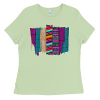 Matcha Western Farm Life Serape Brush Stroke Ladies Tee - Bettercallsaul