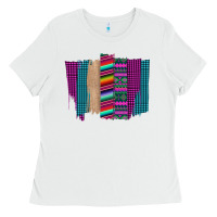 White Western Farm Life Serape Brush Stroke Ladies Tee - Bettercallsaul