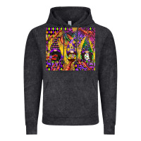 Vintage Black mardi gras gnome Vintage Hoodie - CowGirlArtShop