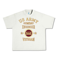 Pistachio US Army Combat Engineer Combat Engineer Veteran Gift Urban Heavy Tee - minhPixels