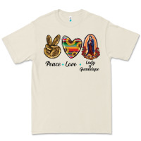 Bone Peace Love Lady Of Guadalupe Premium Tee - RanaPortraitStore