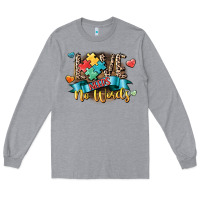 Heather Grey Love needs no words Long Sleeve Tee - CowGirlArtShop