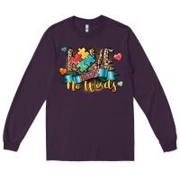 Plum Love needs no words Long Sleeve Tee - CowGirlArtShop