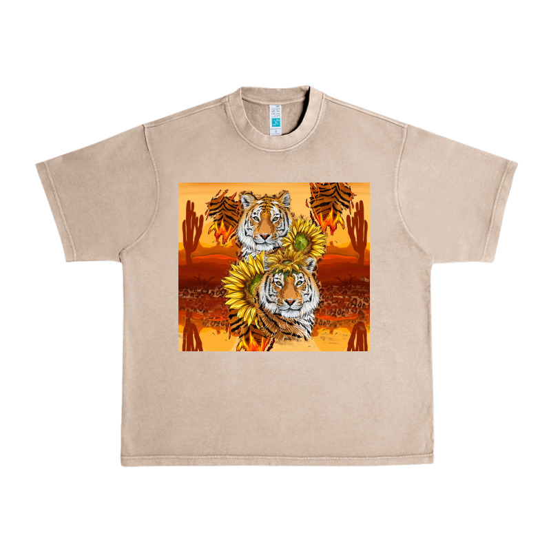 Tigers With Scratches Urban Heavy Tee by TumblerDesignByShophia | Teevron