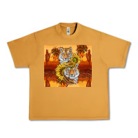 Peanut Butter tigers with scratches Urban Heavy Tee - TumblerDesignByShophia