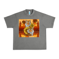 Tornado tigers with scratches Urban Heavy Tee - TumblerDesignByShophia