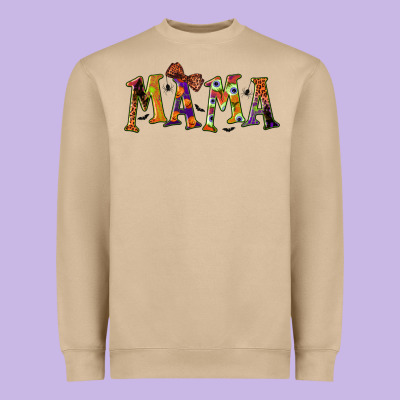 Halloween Mama Heavyweight Sweatshirt Designed By Bundleandbundleshop