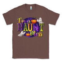 Chestnut I'm a Haunt Mess Classic Tee - texasbilliewilder