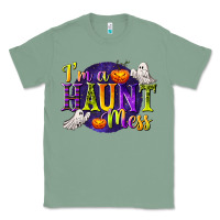 Sage I'm a Haunt Mess Classic Tee - texasbilliewilder