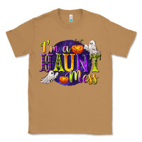 Toasted Coconut I'm a Haunt Mess Classic Tee - texasbilliewilder