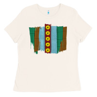 Bone Western Sunflower Farm Life Brush Strokes Ladies Tee - Bettercallsaul