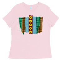 Bubblegum Pink Western Sunflower Farm Life Brush Strokes Ladies Tee - Bettercallsaul