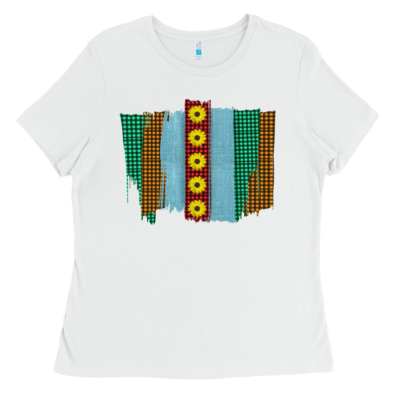 Western Sunflower Farm Life Brush Strokes Ladies Tee by Bettercallsaul | Teevron