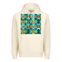 Sandshell native american aztec seamless pattern 3 Premium Hoodie - BundleAndBundleShop