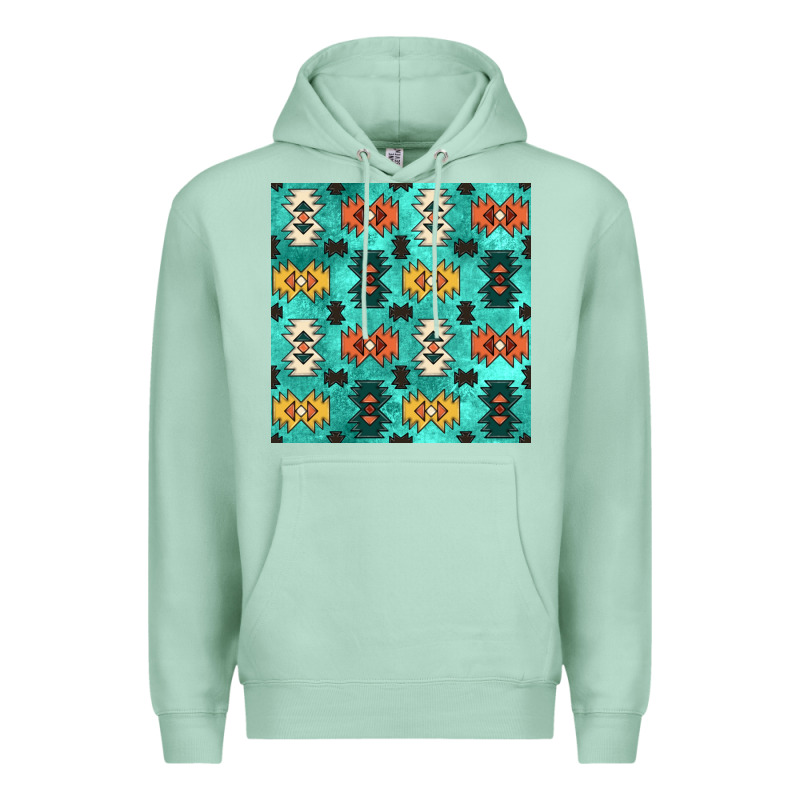 Native American Aztec Seamless Pattern 3 Premium Hoodie by BundleAndBundleShop | Teevron
