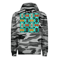 Slate Camo native american aztec seamless pattern 3 Premium Hoodie - BundleAndBundleShop