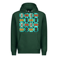 Sports Green native american aztec seamless pattern 3 Premium Hoodie - BundleAndBundleShop